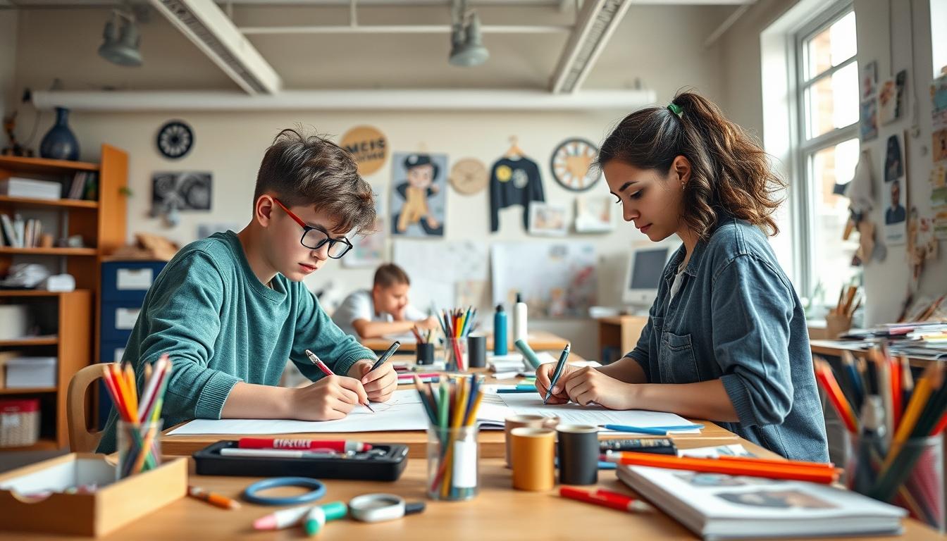 Organized study environment supporting productive learning