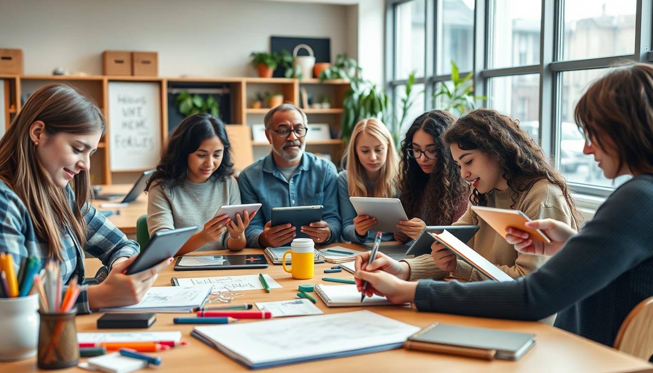 Modern university campus for students